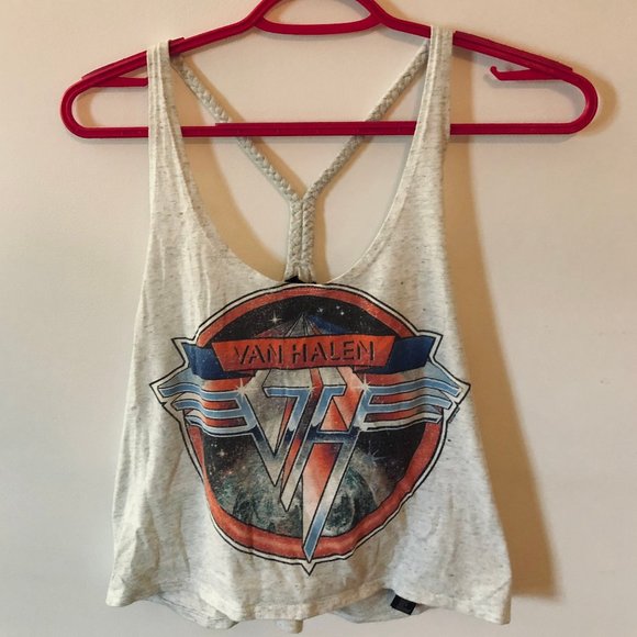 Forever 21 Tops - Crop Tank Vintage Style Size Small Van Halen
